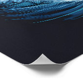 Majestic Eagle stijgt over een vis Poster (Hoek)