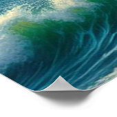 Majestic Eagle Swooping Down to Catch Fish 20x16 Poster (Hoek)