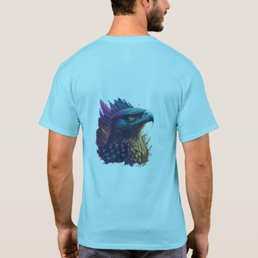 Majestic Eagle T-Shirt – Omarm de wilde geest (Achterkant)