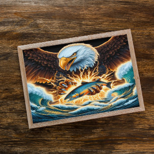 Majestic Eagle vangen prooi Poster