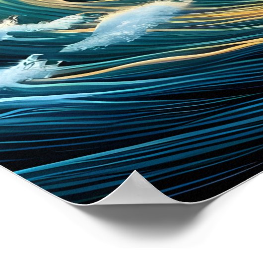 Majestic Eagle vangen prooi Poster (Hoek)