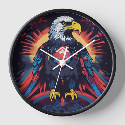 Majestic Eagle Wall Clock (Voorkant)