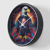 Majestic Eagle Wall Clock (Hoek)