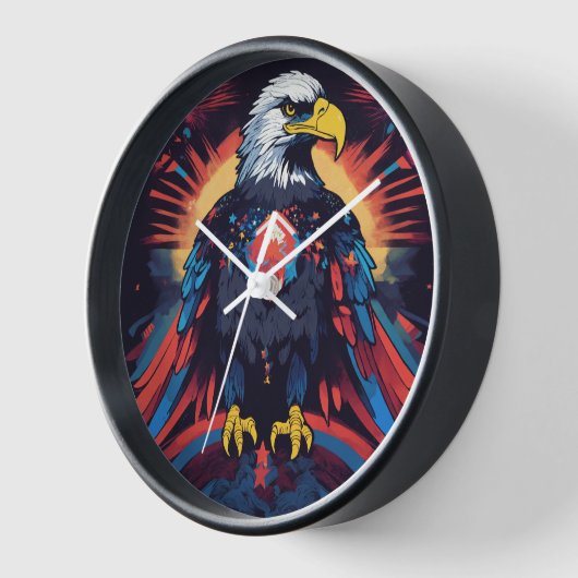 Majestic Eagle Wall Clock (Hoek)