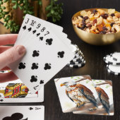 Majestic Eagle zittend op een boomtak Pokerkaarten (Insitu)