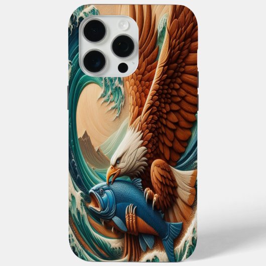 Majestic Eagle zweeft over vis Case-Mate iPhone Case (Achterkant)