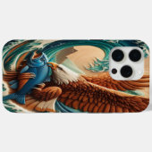 Majestic Eagle zweeft over vis Case-Mate iPhone Case (Achterkant (horizontaal))