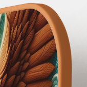 Majestic Eagle zweeft over vis Pickleball Paddle (Links Detail)