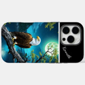 Majestic Eagle's Moonlight Vigil Case-Mate iPhone Case (Achterkant (horizontaal))