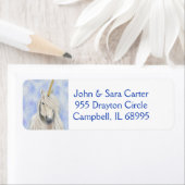 Majestic Eenhoorn adreslabel Etiket (Insitu)