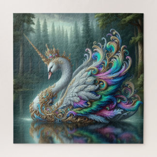 Majestic Eenhoorn Swan Legpuzzel