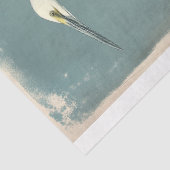 Majestic Egret in Kust Waterverf Decoupage Tissuepapier (Detail)