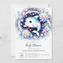 Majestic Elegant Dolfijn Baby shower