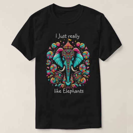 Majestic Elephant King T-shirt (Design voorkant)