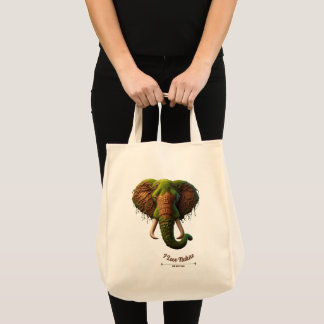 Majestic Elephant - Natuur-geïnspireerde Eco Tote Bag