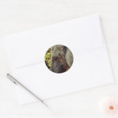 Majestic Elephant Ronde Sticker (Envelop)