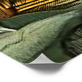 Majestic Elephant Sunset Poster (Hoek)