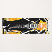 Majestic Elephant Sunset Yogamat (Achterkant (horizontaal))