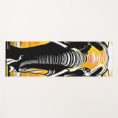 Majestic Elephant Sunset Yogamat (Voorkant (horizontaal))