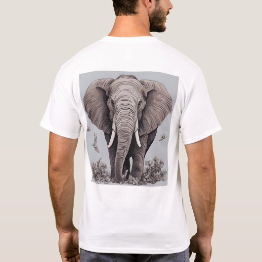 Majestic Elephant T-shirt (Achterkant)