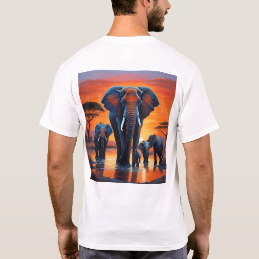 Majestic Elephant T-shirt (Achterkant)