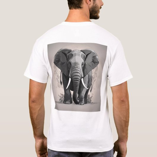 Majestic Elephant T-shirt (Achterkant)