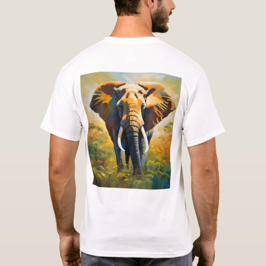 Majestic Elephant T-shirt 4 (Achterkant)