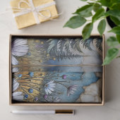 Majestic Elk in floral mountain valley Tissuepapier (Geschenk)