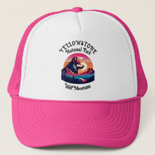 Majestic Embleem van Yellowstone National Park Trucker Pet