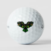 Majestic Emerald Owl Golfballen (Voorkant)