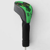Majestic Emerald Owl Golfheadcover (Schuin)
