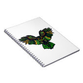 Majestic Emerald Owl Notitieboek (Rechterzijde)