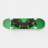 Majestic Emerald Owl Persoonlijk Skateboard (Horizontaal)