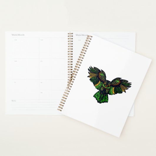 Majestic Emerald Owl Planner (Display)