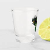 Majestic Emerald Owl Shot Glas (Links)