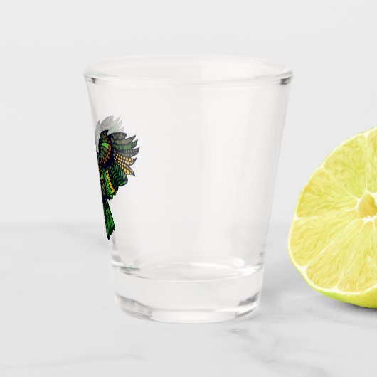 Majestic Emerald Owl Shot Glas (Rechts)