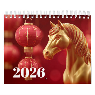 Majestic Equine Year 2026: Seizoenen van het paard Kalender