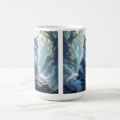 **Majestic Fantasy Cat with Mystical Aura – High F Koffiemok (Center)