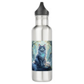 **Majestic Fantasy Cat with Mystical Aura – High F Waterfles (Links)
