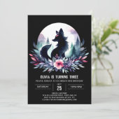 Majestic Fantasy Wolf Verjaardag Kaart (Staand voorkant)