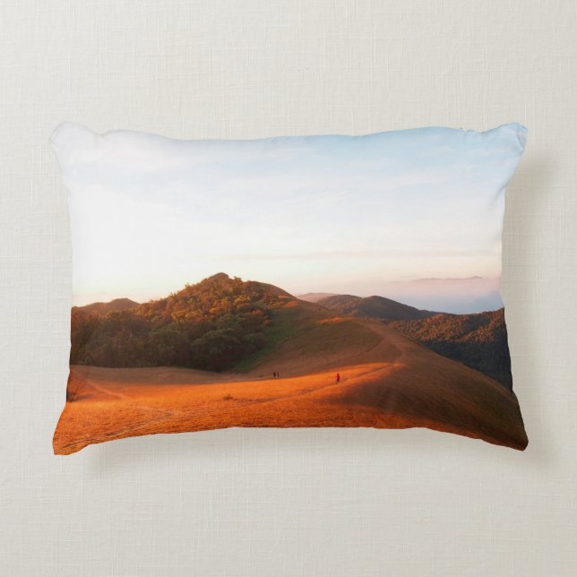 Majestic field in the sunlight. Dramatic & Pictu Accent Kussen (Voorkant)