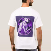 Majestic Fire Guardian Dragon T-shirt (Achterkant)