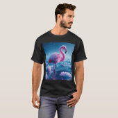 Majestic Flamingo in Arctic Wonderland T-shirt (Voorkant volledig)