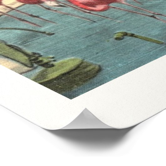 Majestic Flamingo's Print (Hoek)