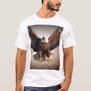 Majestic Flying Eagle Design - Vet en Krachtig T-shirt