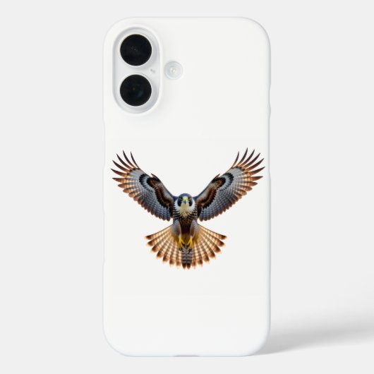 **“Majestic Flying Falcon – Realistic Full-Body Bi Case-Mate iPhone Case (Achterkant)
