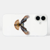 **“Majestic Flying Falcon – Realistic Full-Body Bi Case-Mate iPhone Case (Achterkant (horizontaal))