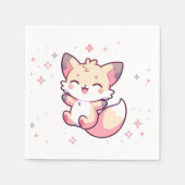 Majestic Fox Baby shower Servet (Voorkant)