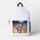 Majestic Fox Bedrukte Rugzak (Voorkant)