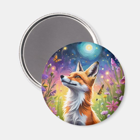 Majestic Fox Magneet (Voorkant / Achterkant)